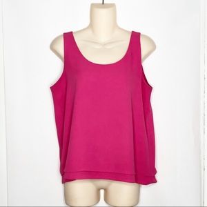 Banana Republic Factory | Hot Pink Layered Tank